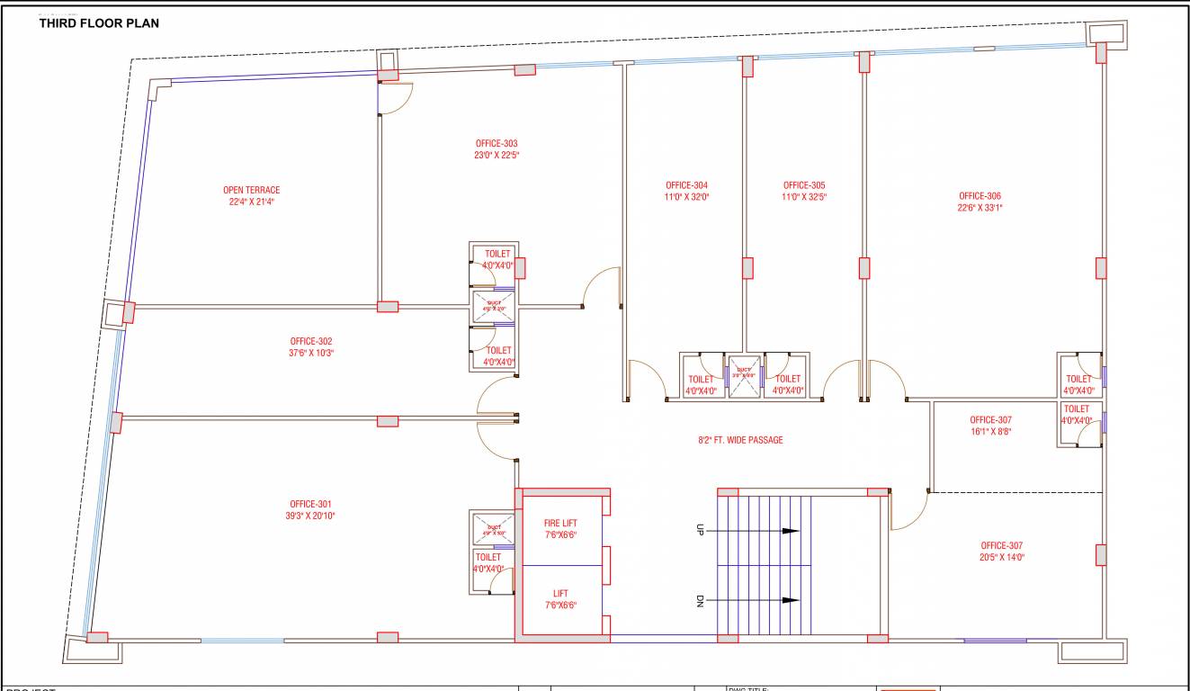  shree status A Cluster Plan For 3rd Floor