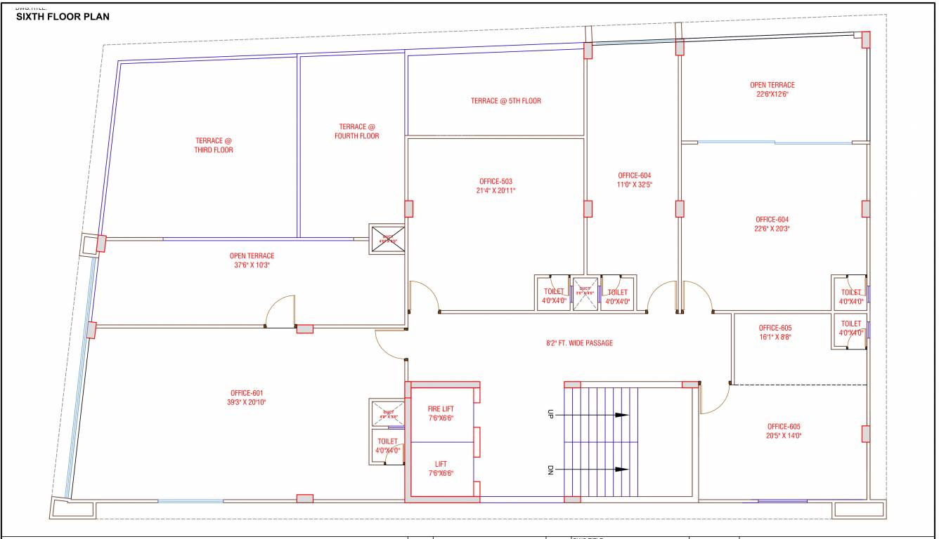  shree status A Cluster Plan For 6th Floor