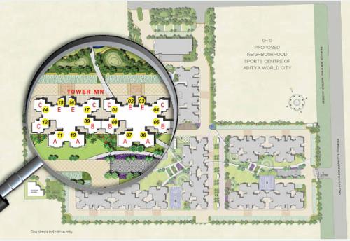  city-grace-apartments Layout Plan