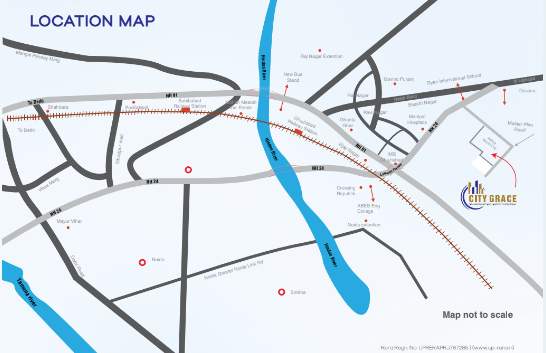  city grace apartments Location Plan