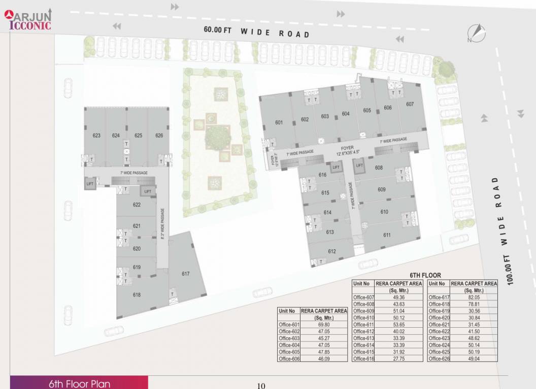 icconic A Cluster Plan For 6th Floor