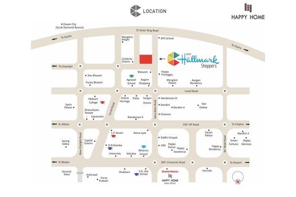 Location Plan hallmark-shoppers Location Plan