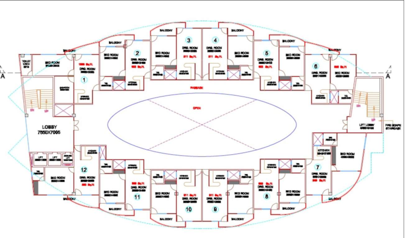  akg skyline plaza 1 AKG Skyline Plaza 1 Cluster Plan For Cluster Plan