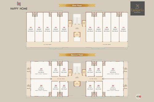 luxuria-trade-hub Luxuria Trade Hub Cluster Plan from 1st to 2nd Floor