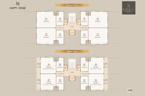  luxuria-trade-hub Luxuria Trade Hub Cluster Plan from 7th to 8th Floor