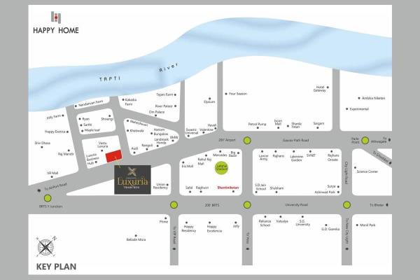  luxuria-trade-hub Location Plan