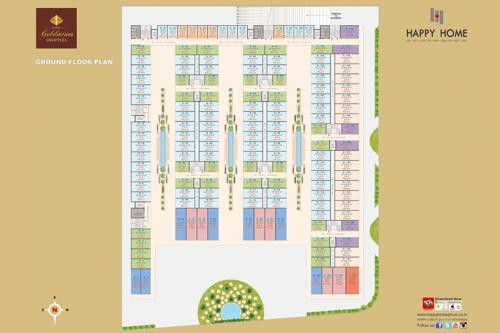  goldmines-shoppers Happy Goldmines Shoppers Cluster Plan for ground Floor