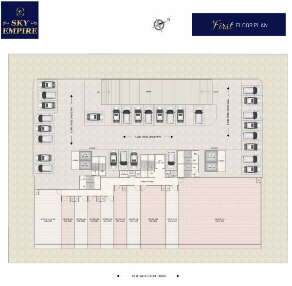  sky-empire A And B Cluster Plan for 1st Floor