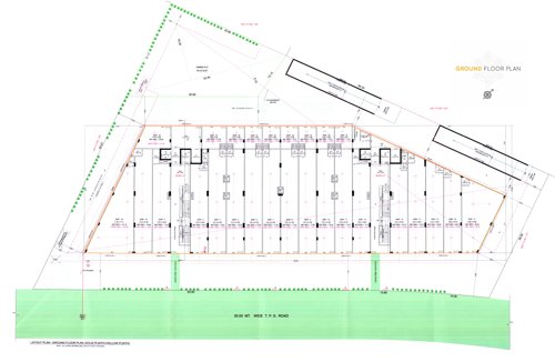  grand-emporio Block A & B Ground Floor Cluster Plan
