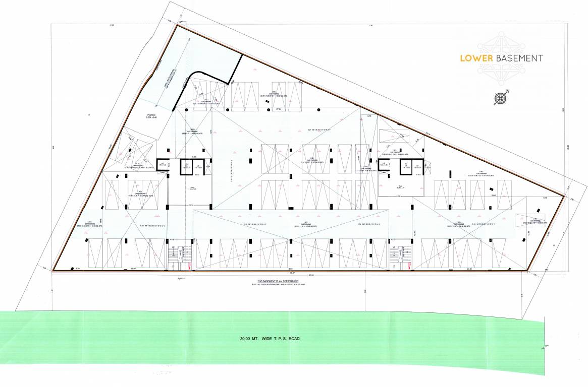  grand emporio Block A & B Lower Basement Cluster Plan