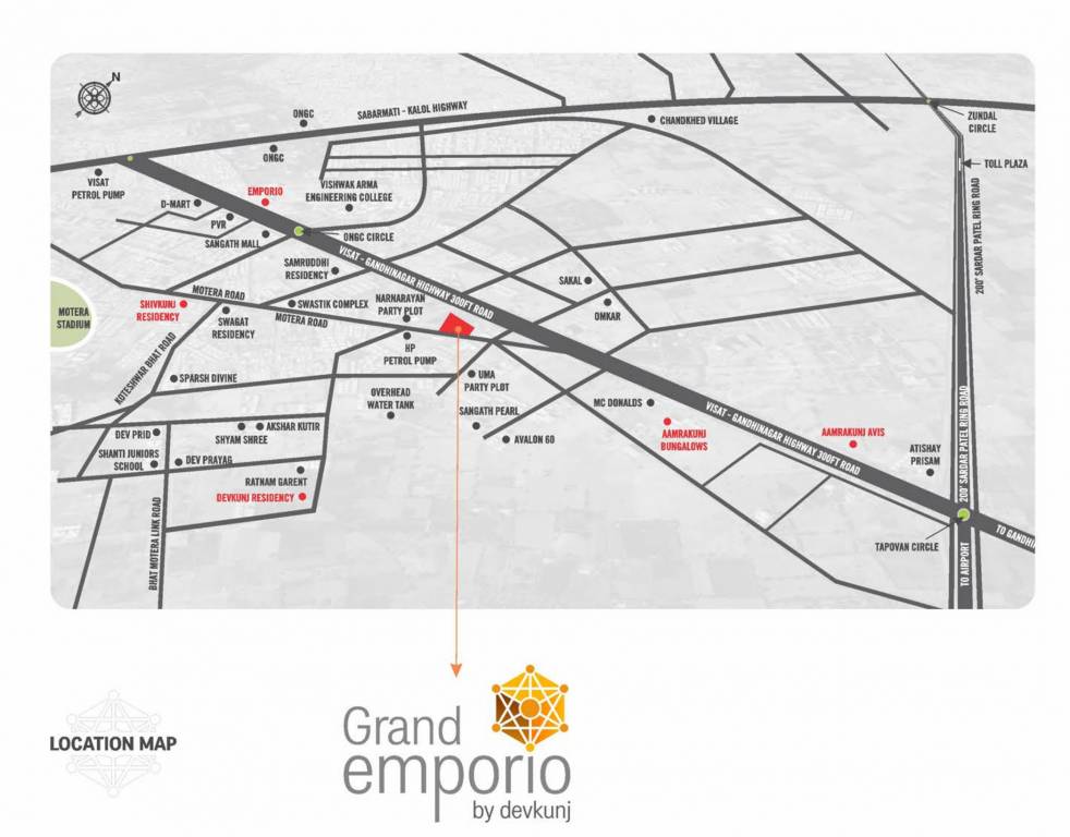  grand emporio Location Plan