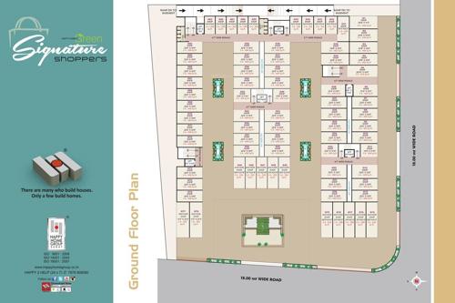  green-signature-shoppers Green Signature Shoppers Cluster Plan for ground Floor