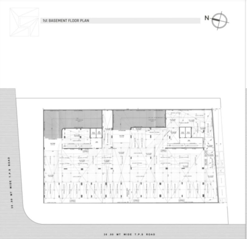  square Tower A Basement Cluster Plan