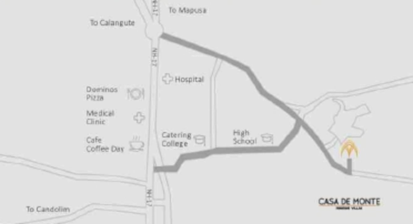  casa de monte villa 2 Location Plan