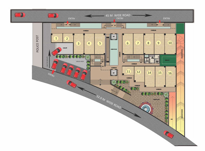 galleria Galleria Cluster Plan For Lower Ground Floor