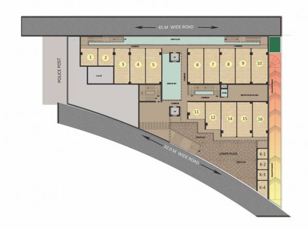  galleria Galleria Cluster Plan For Upper ground Floor