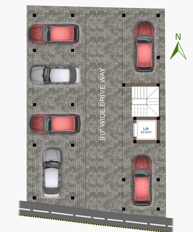  porur garden phase 2 Porur Garden Phase 2 Cluster Plan for ground Floor