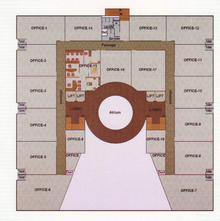  incube business centre Incube Business Centre Cluster Plan For 1st Floor