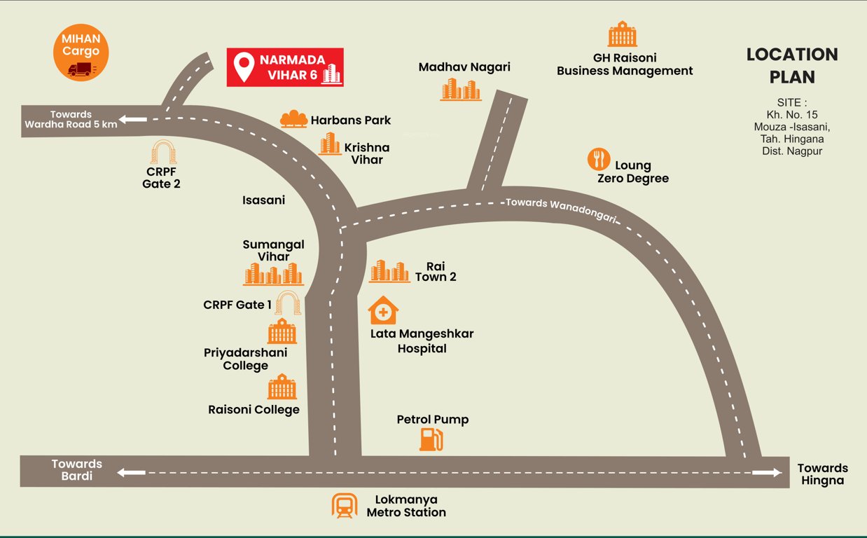  narmada vihar 6 Location Plan