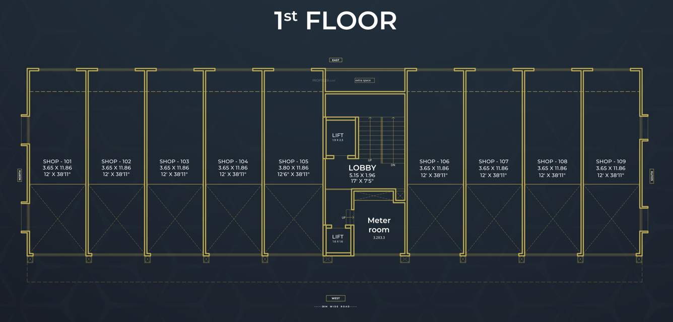  urbania Nisham Urbania Cluster Plan For 1st Floor