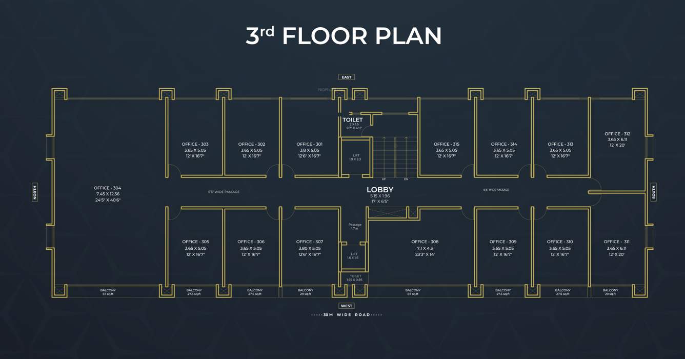  urbania Nisham Urbania Cluster Plan For 3rd Floor