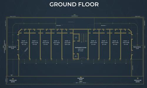  urbania Nisham Urbania Cluster Plan For Ground Floor