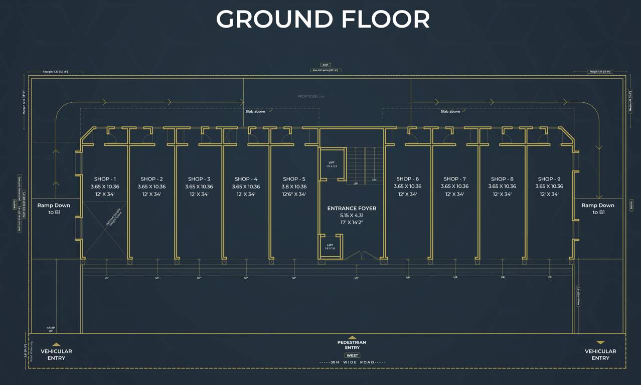  urbania Nisham Urbania Cluster Plan For Ground Floor