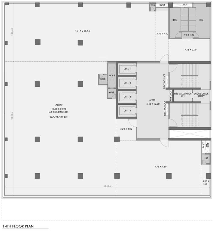  63 gold medal avenue 63 Gold Medal Avenue Cluster Plan For 14th Floor
