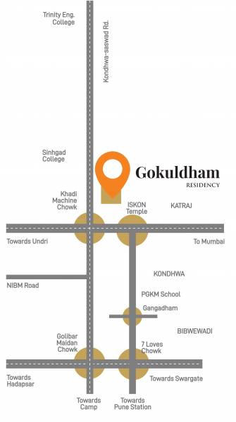  gokuldham-residency Location Plan