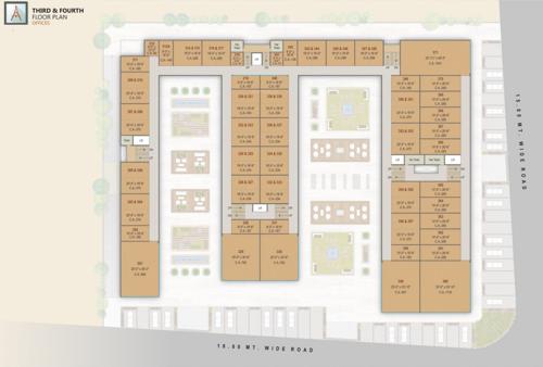  the-galleria-shopping-hub The Galleria Shopping Hub Cluster Plan From 3rd To 4th Floor