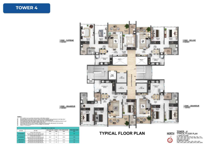  evolvus phase i Tower 1 Cluster Plan