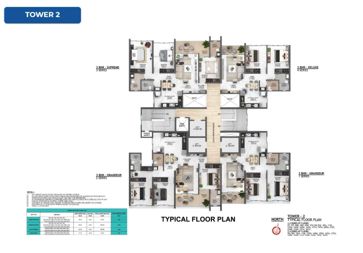  evolvus phase i Tower 1 Cluster Plan