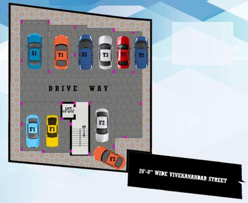  srinidhi-apartments Cluster Plan For Ground Floor