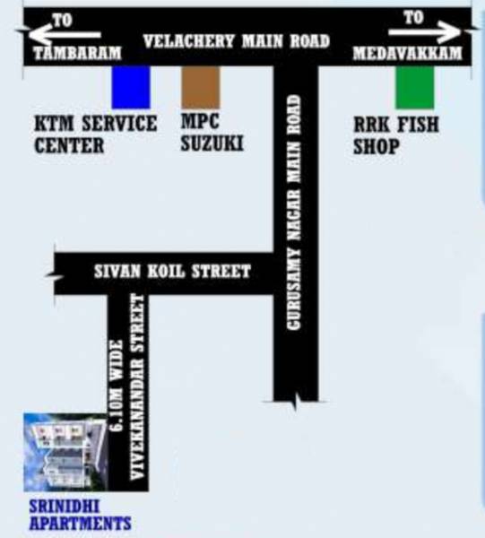  srinidhi-apartments Location Plan