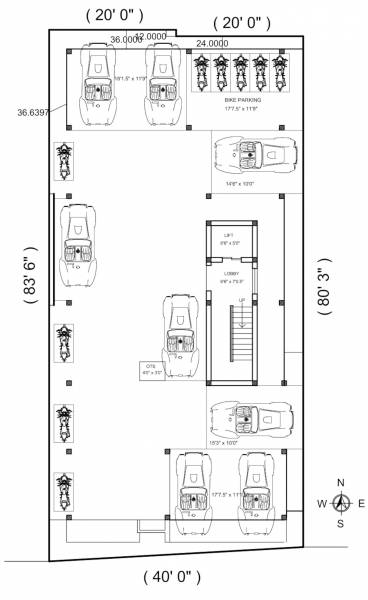  bk-rohini-flats Bk Rohini Flats Cluster Plan For Ground Floor