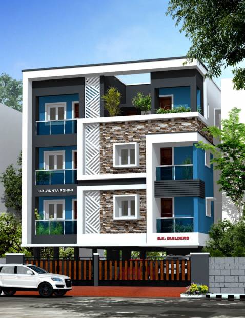  bk-rohini-flats Elevation