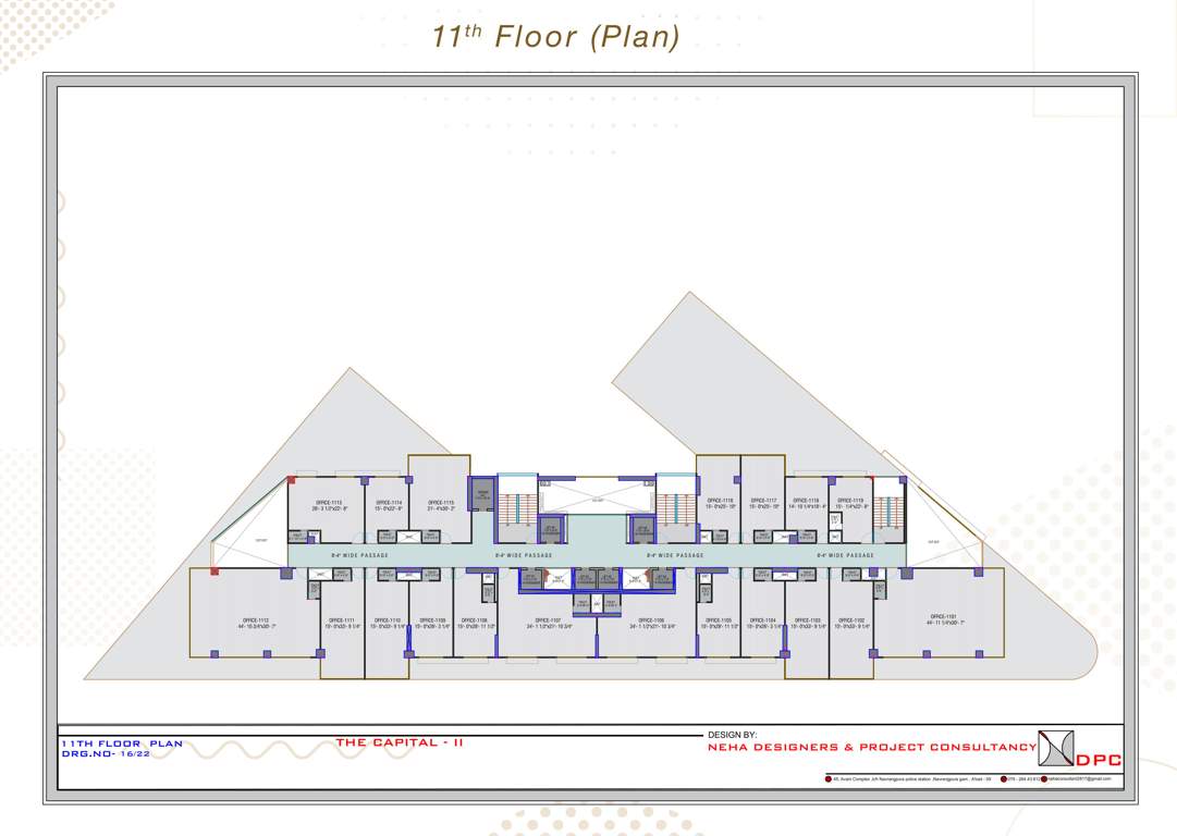  the capital 2 The Capital 2 Cluster Plan for 11th Floor