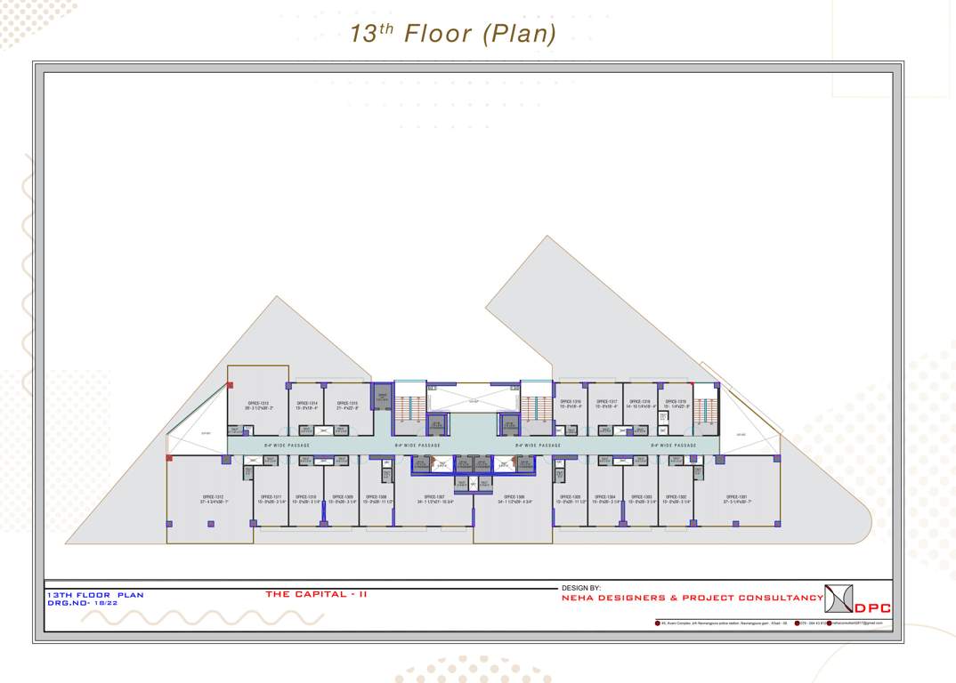  the capital 2 The Capital 2 Cluster Plan for 13th Floor