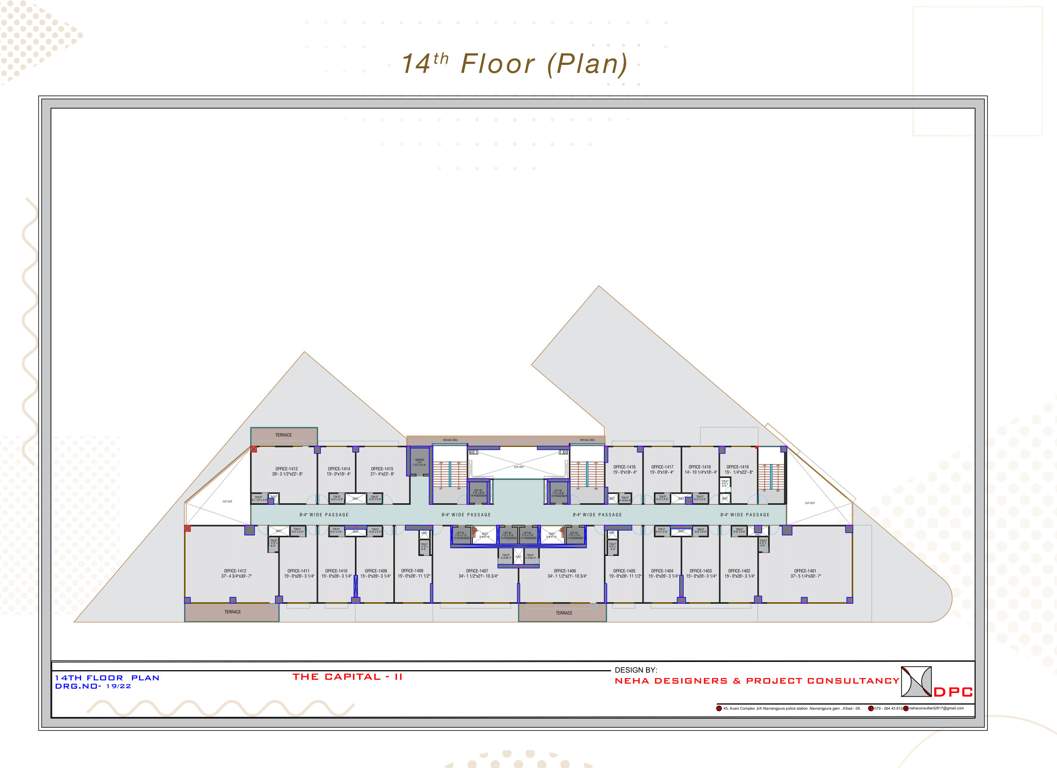  the capital 2 The Capital 2 Cluster Plan for 14th Floor