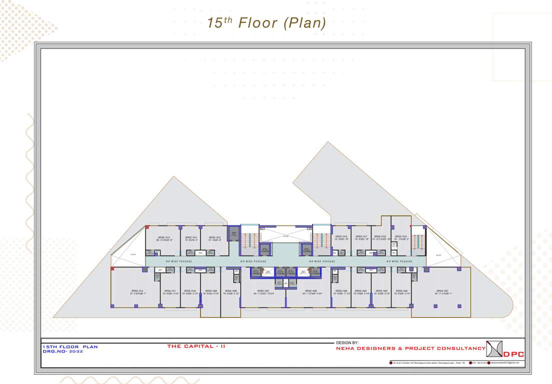  the capital 2 The Capital 2 Cluster Plan for 15th Floor