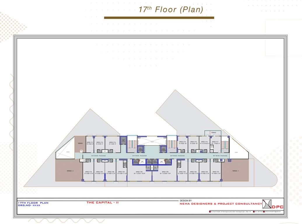  the capital 2 The Capital 2 Cluster Plan for 17th Floor