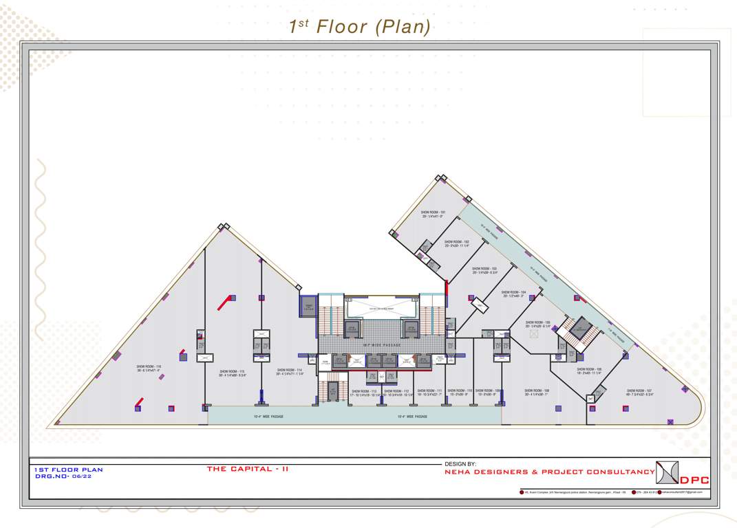  the capital 2 The Capital 2 Cluster Plan for 1st Floor