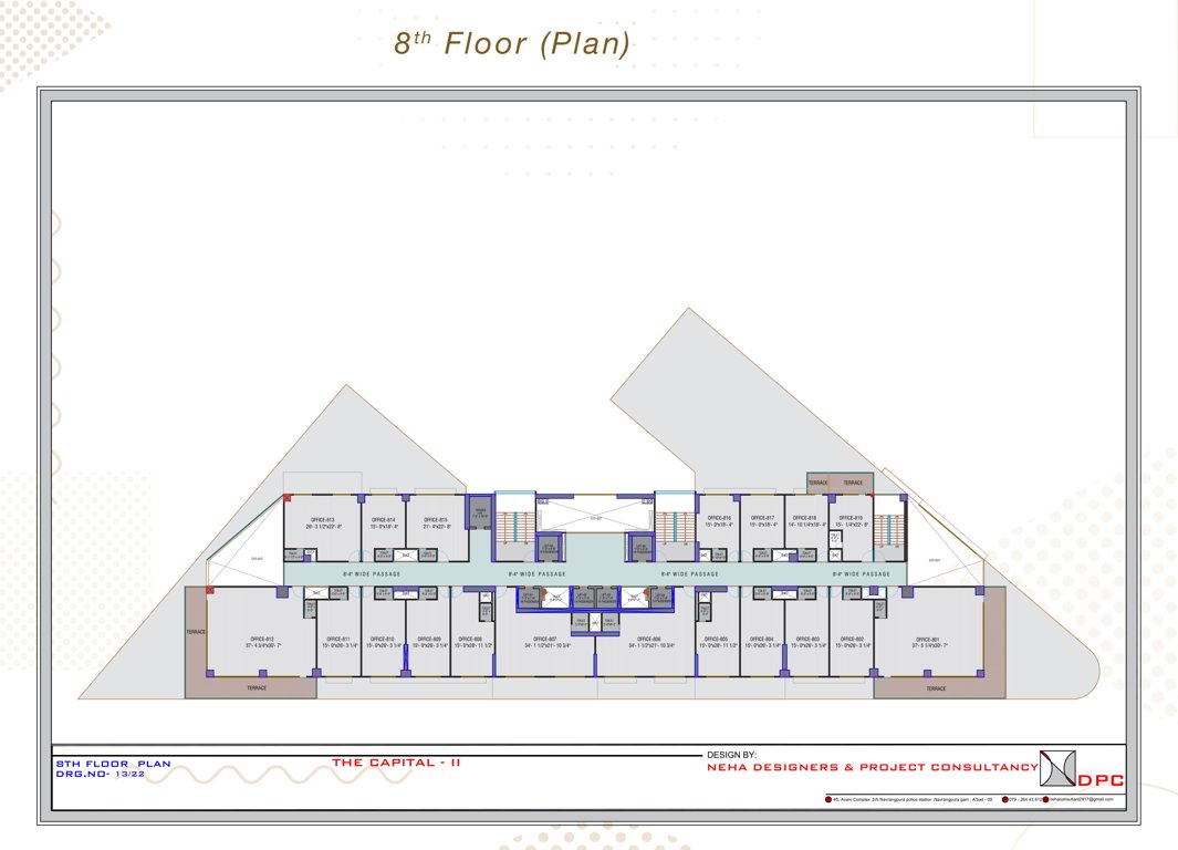  the capital 2 The Capital 2 Cluster Plan for 8th Floor