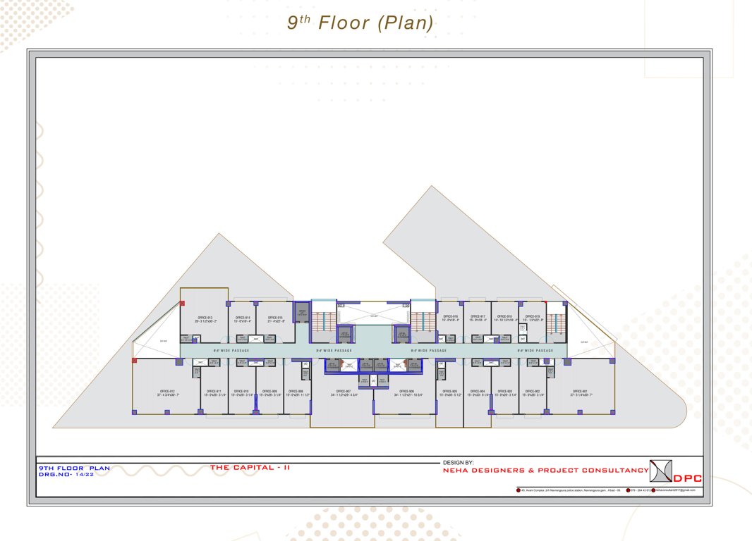  the capital 2 The Capital 2 Cluster Plan for 9th Floor