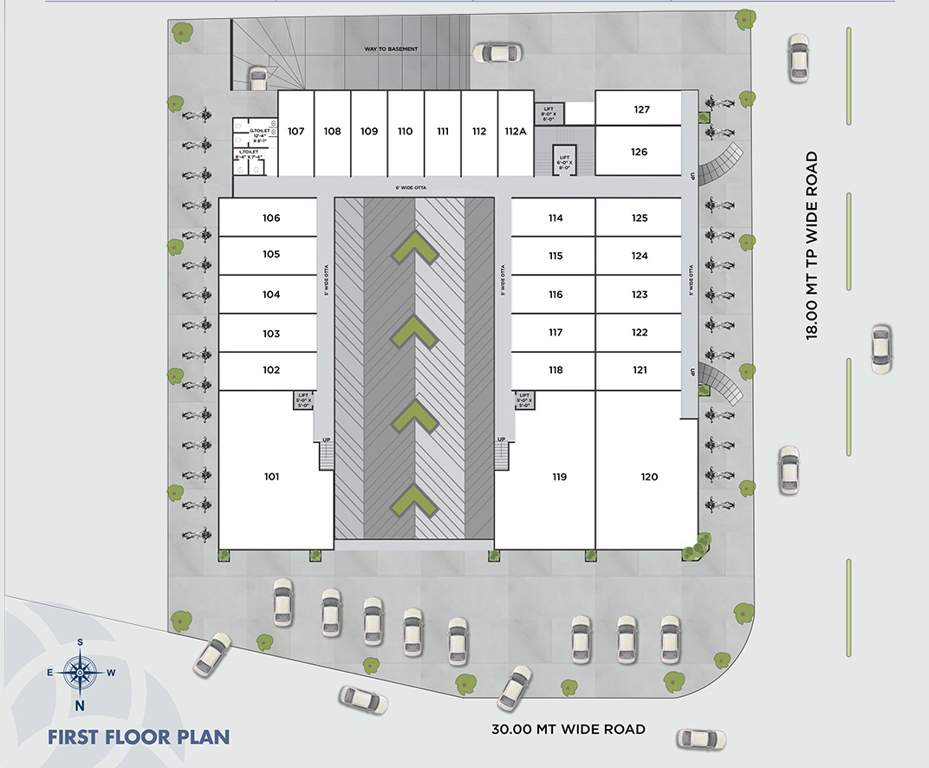  emporio 1 Cluster Plan for 1st Floor