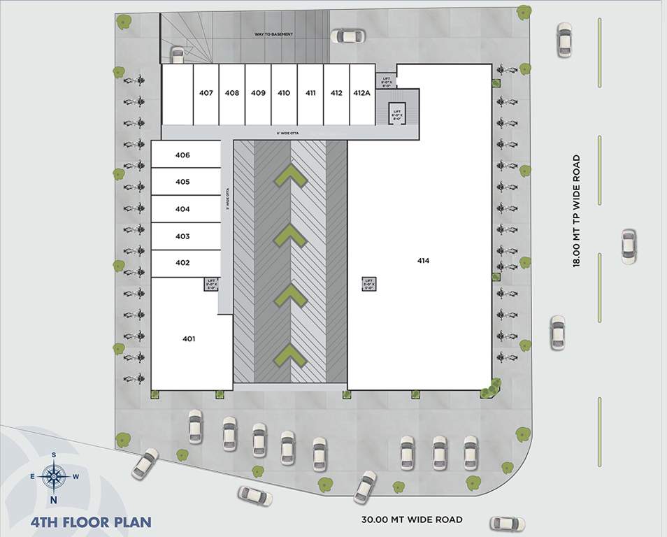  emporio 1 Cluster Plan for 4th Floor