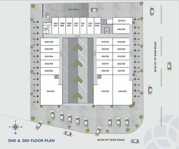  emporio 1 Cluster Plan from 2nd to 3rd Floor