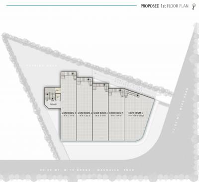  atlantis Office Building Cluster Plan For 1st Floor
