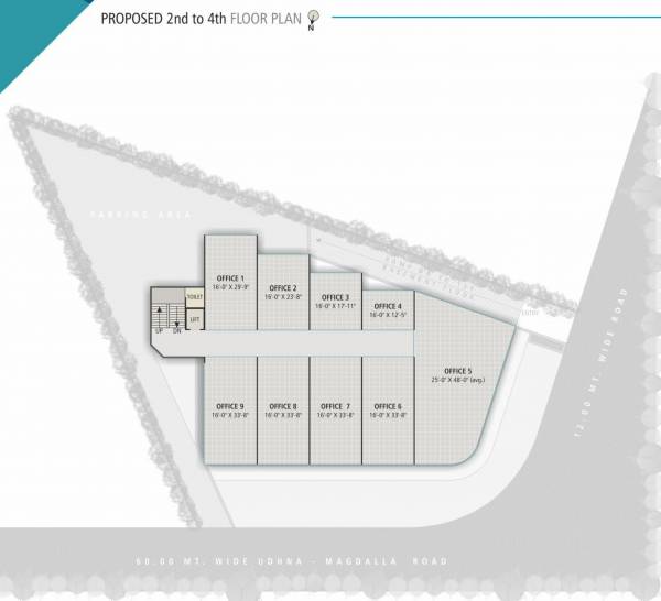 Office Building Cluster Plan From 2nd To 4th Floor atlantis Office Building Cluster Plan From 2nd To 4th Floor