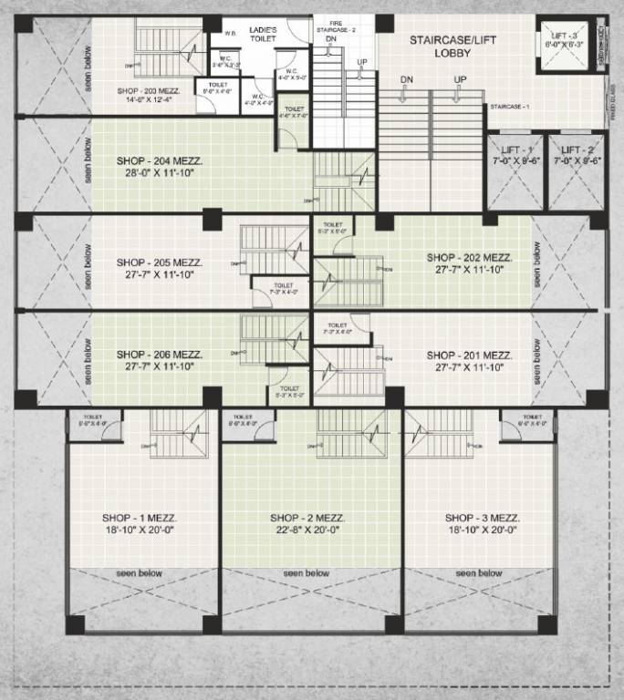  s k empire S K Empire Cluster Plan For 2nd Floor